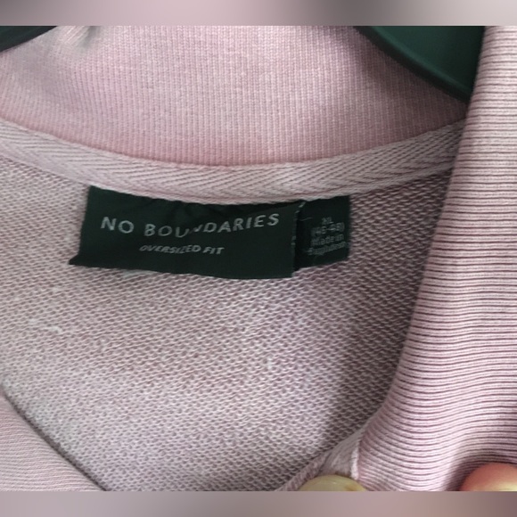 No Boundaries - 2 Polo Shirts - Oversize Fit Size X-LARGE Gray And Pink NWT - Picture 3 of 5